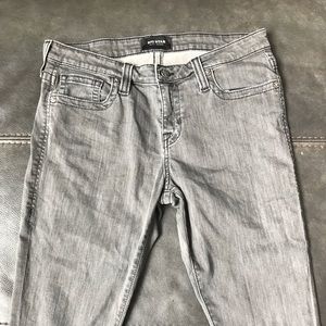 Gray big star skinny jeans